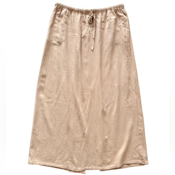 Double Zero Dresses & Skirts - NWT Double Zero Breezy Linen Blend Slip On Skirt Size Large